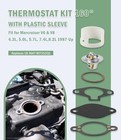 Thermostat Kit 160   For Mercruiser V6   V8 4 3l  5 0l  5 7l  7 4l 8 2l 1987 
