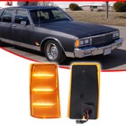 2x Amber Led Side Marker Light For 81-85 Chevy Impala   Caprice   Pontiac Safari