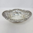 Gotham Antique Sterling Silver 819 Nut Dish Repousse 1800 s Floral Pattern 3 1oz