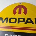 Vintage Mopar Sign - Parts   Accessories Racing Auto Gas Porcelain Sign