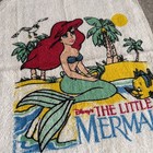 Vintage The Little Mermaid Disney Washcloths 1990s - Cannon Lot Of 2 Very Good