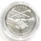 U s  Mint 1oz  999 Fine Silver John Adams Presidential Silver Medal W  Box   Coa