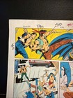Batman  1940   421 Original Comic Art Color Guide Batman Fights The Iron Dragons
