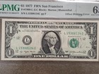 1977  1 Error Note Offset Printing Error Pmg 65 Epq