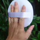 Large 5  White Powder Puff Velour Body Makeup Puff With Satin Ribbon Sealed