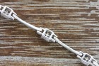 Vintage Sterling Silver 925 Brilliant Cz Tennis Bracelet 7 5  Stack