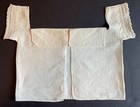 Antique Edwardian Fine Linen Top For Toddler Handmade   Embroidered 1890s-1900s