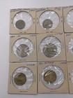 Lot Of 13  World Foreign Coins  1946-1971 India  Japan  Venezualia  Dom  Rep 