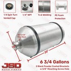 Vertical Gas Tank 6 3 4 Gallon 10x20   1 4 Npt Aluminum Spun Fuel Tank Cell-boat