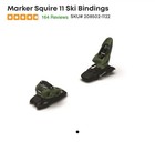 On3p Bigfeetz Ski Blades 99cm With Marker Bindings