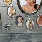 My First Year Baby Photo Frame Shower Gift Nursery Decor Boy Girl Pearhead
