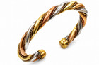 2x Panchdhatu Kada Five Metal Bracelet Antique Hindu Bangle Positive Energy Gift