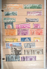 Vintage Pakistan Stamp Collection Service Officials Used Stamps Stock Pages