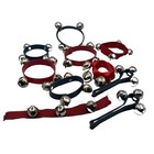 Vtg Preschool Rhythm Band Wrist  ankle  Hand Bells Lot Of 10