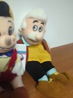 The Disney Store 8  Mini Bean Bag Pinocchio Geppetto Plush Set Lot  2  New Nwt