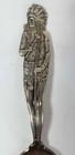 Antique Vintage Souvenir Native American Indian Sterling Silver Spoon Shepard