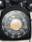 Vtg 1970 Western Electric Rotary Dial Desk Telephone Black C d 500 Untested