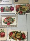 23 Fancy Victorian Antique Calling Cards Lot Birds Flowers Hands