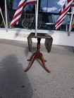 Antique Mahogany Miniature Wood Drop Leaf Table Salesman Sample 18   x11    Doll Fur