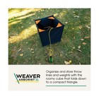 Arborist Throw Line Storage Cube  Portable Climbing Rope Organizer  Collapsib   