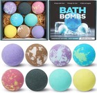 Bath Bombs For Men  8 Pack Organic Bath Bombs Set With Natural Essential Oils  R