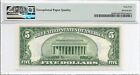 1934d  5 Silver Certificate  Pmg Gem Uncirculated 65 Epq Banknote Scarce Wide Ii