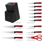 13pcs Kitchen Knife Block Set Super Sharp Stainless Steel Chef Knife Steak Knife