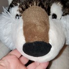 A Bass Pro Shops Large Timber Wolf Plush Stuffed Animal 26  Lifelike Realistic