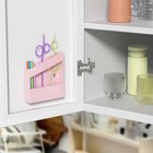 Acrylic Straw Holder For Cabinet - 5 8 Inch Pink Reusable Straw Organizer Dis   