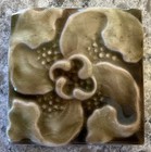 Trent Tile Company Antique Tile 1883 Raised Relief 3x3 Arts And Crafts Tile