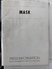 Rare Vintage 1985 Mask Movie Press Kit Cher Eric Stoltz Universal Photos Pr