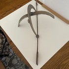 Antique Patinaed Armillary Sundial Garden Decor     Equatorial Sun Dial With Arrow