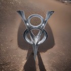 Vintage Cast Aluminum 1932 V8 Ford Emblem  8lbs  Rare Car Club Collectable