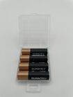 Small Clear Plastic Battery Storage Case For 4 Aa aaa Batteries  not Included 