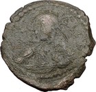 Jesus Christ Class G Anonymous 1068ad Virgin Orans Byzantine Follis Coin  I35797