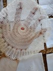 Gorgeous 9 Vintage European Lace Bridal Handkerchief Hankies Handi-work Unused
