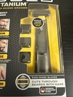 Microtouch Solo Titanium Full Body Groomer  1x Cutting Head  3x Trim Combs  new 