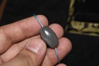 Big Ancient Tibetan Himalayan Banded Agate Stone Bead With Eye In Good Condition