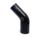 4-ply Reinforced 2 -2 75  Id 45 Degree Elbow Reducer Coupler Silicone Hose Black