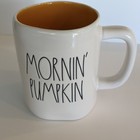 Rae Dunn Mornin  Pumpkin   Spooky Coffee Mug Set Halloween Bundle Ceramic 2pc
