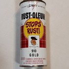 1965 Rust-oleum Big Scotty 910 Gold Spray Paint Can 60  Full Vintage Graffiti