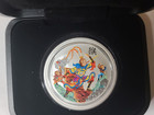 2016 Australia  1 Lunar Year Of The Monkey King 1oz Silver Proof Colorized Coin
