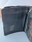 Vintage Elephant Leather Wallet Black Map Of Thailand And Surrounding Area