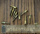  6 X 7 8    Wood Screws Antique Slotted Flat Head Brass Usa Made Free Shipping