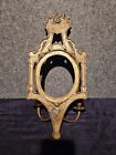 Antique Brass Wall Candle Holder - 16 25    Tall X 7 75    Wide