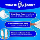 Always Infinity Flexfoam Pads With Wings Size 2 Heavy Absorbency Unscented 46ct