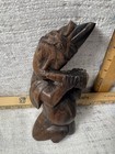 Hand Carved Wood Kokopelli Figurine Southwestern Native American Sculpture