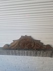 Antiques Pediment Woodcarving Handmade