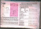 7166 Vintage Simplicity Sewing Pattern Misses Jiffy Wrap Skirt Dress Top Oop 12