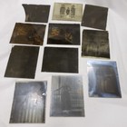 Antique Glass Photo Negatives Dry Plate People Couples Children 4 X 5  11 Plates